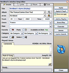 Show Song Editor
